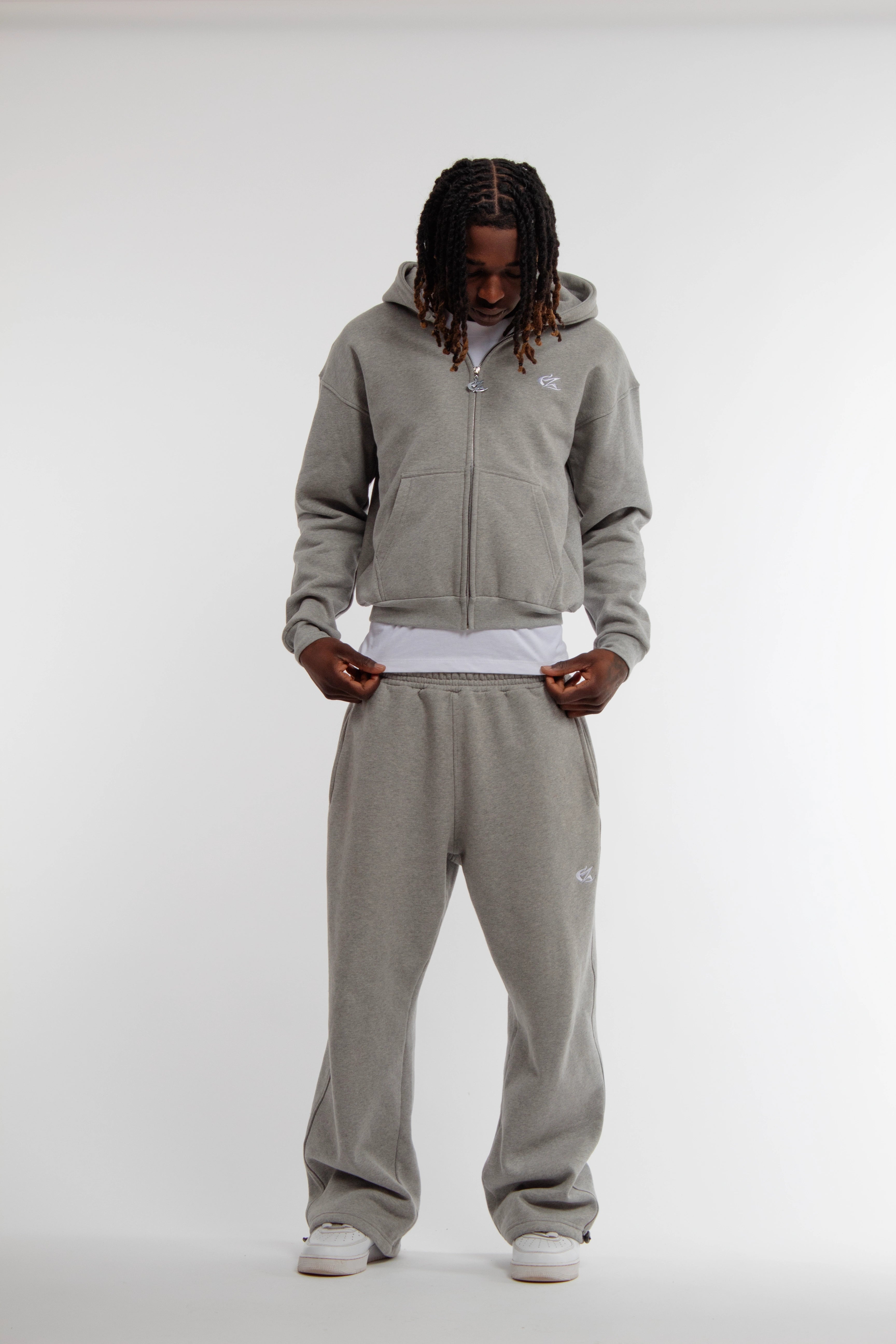 Ensemble Jogging Oversize Jogging Gris Clair Ensemble Jogging Sport