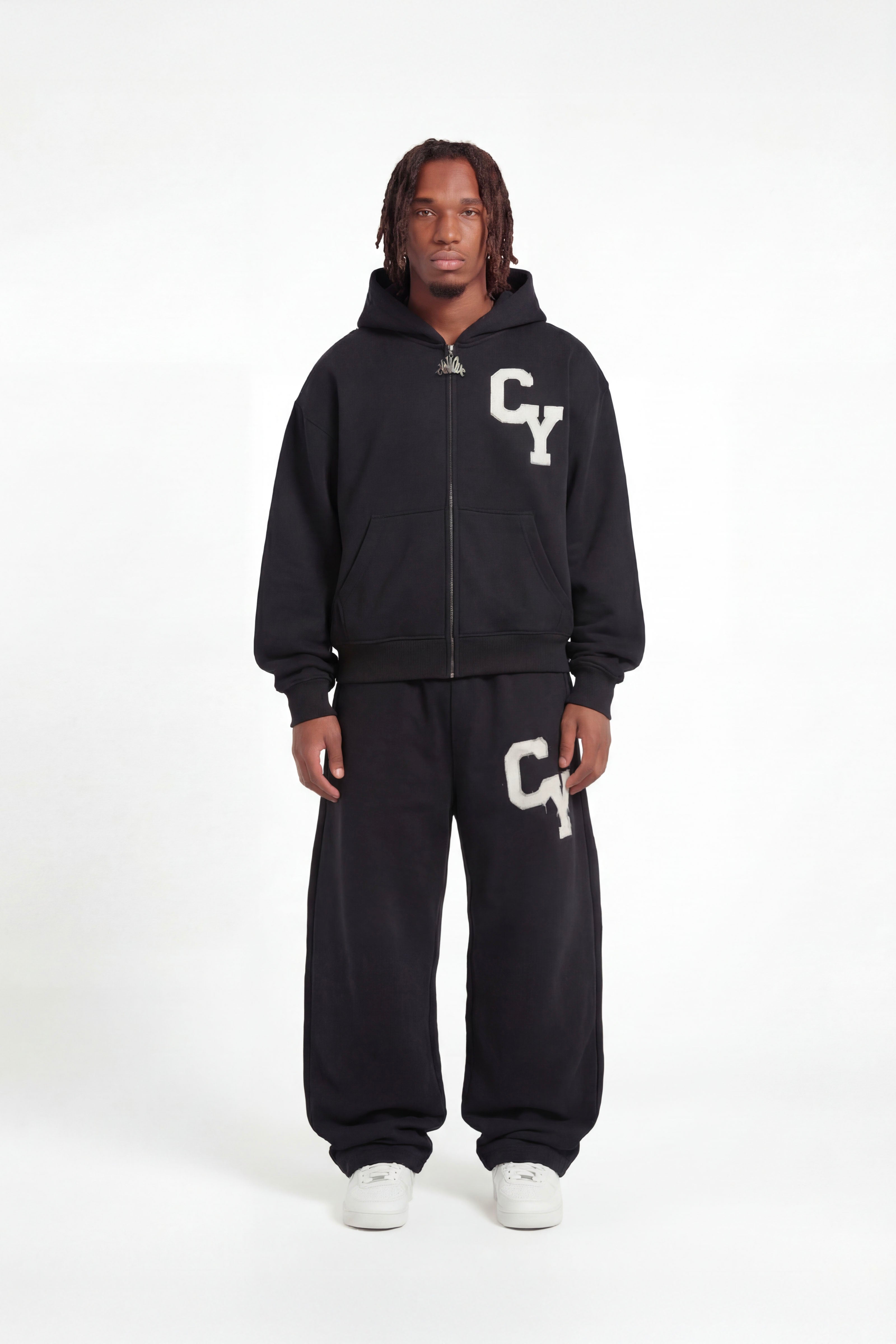 Zip streetwear confortable | Hoodie zip boxy 400 GSM – CYNIQUE